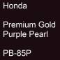 Preview: Honda, Premium Gold Purple Pearl, PB-85P.